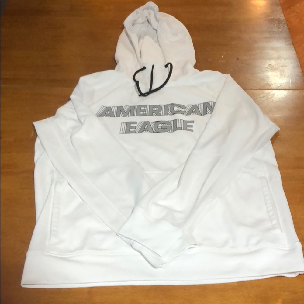 American Eagle Active Flex Hoodie White